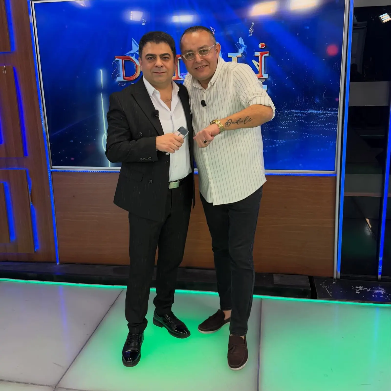 Ekin TV setinde Mehmet Çakırkaya ile
